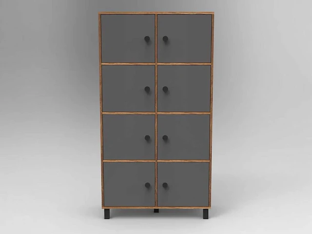 Skåne home - opbergkast - baroque-anthracite - 95 x 180 cm - afbeelding 2 van  6
