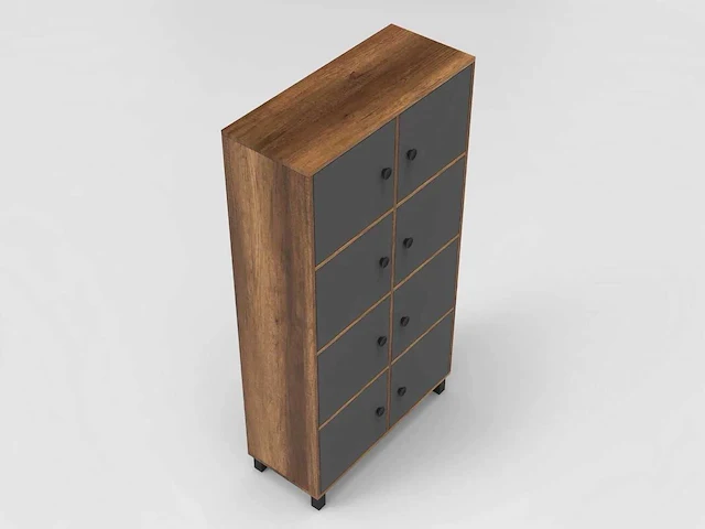 Skåne home - opbergkast - baroque-anthracite - 95 x 180 cm - afbeelding 3 van  6