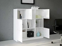 Skåne home - opbergkast - wit - 120 x 120 cm - afbeelding 3 van  6