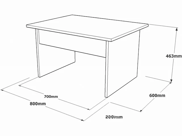 Skåne home - salontafel - cura concrete 80 x 60 cm - afbeelding 4 van  4