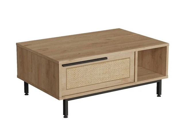 Skåne home - salontafel - sepet/jute 90 x 60 cm - afbeelding 1 van  6