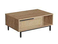 Skåne home - salontafel - sepet/jute 90 x 60 cm - afbeelding 1 van  6