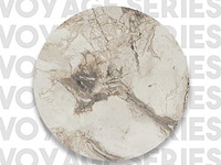 Skåne home - salontafel goud/marmer look 100 x 60 cm - afbeelding 4 van  5