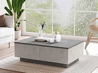 Skåne home - salontafel grijs 90 x 60 cm - afbeelding 2 van  8