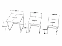 Skåne home - salontafel set - atlantic pine - afbeelding 6 van  6