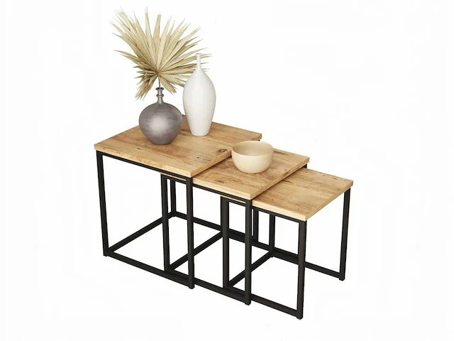 Skåne home - salontafel set - atlantic pine - afbeelding 1 van  6