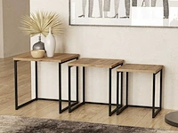 Skåne home - salontafel set - atlantic pine - afbeelding 2 van  5