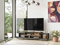 Skåne home - tv meubel - concrete/patara - 160 x 37 cm - afbeelding 3 van  6