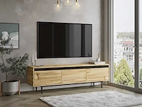 Skåne home - tv meubel - felt/larex - 160 cm - afbeelding 3 van  7