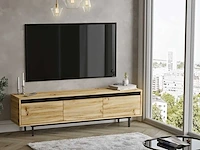 Skåne home - tv meubel - felt/larex - 160 cm - afbeelding 4 van  7