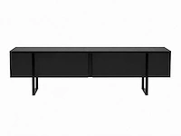 Skåne home - tv meubel - mat zwart (led) - 200 cm - afbeelding 3 van  6