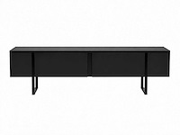 Skåne home - tv meubel - mat zwart (led) 180 cm - afbeelding 3 van  7