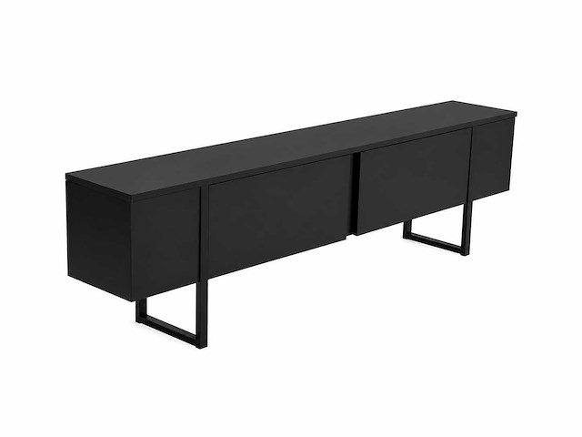 Skåne home - tv meubel - mat zwart (led) 180 cm - afbeelding 2 van  7