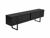 Skåne home - tv meubel - mat zwart (led) 180 cm - afbeelding 2 van  7
