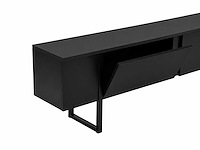 Skåne home - tv meubel - mat zwart (led) 180 cm - afbeelding 4 van  7
