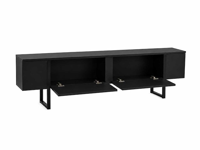 Skåne home - tv meubel - mat zwart (led) 180 cm - afbeelding 5 van  7