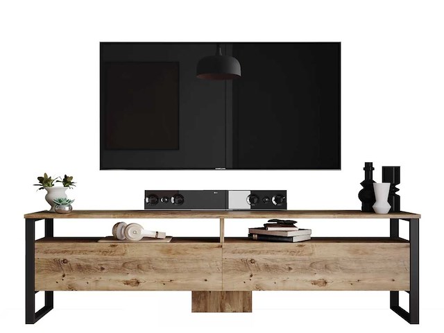 Skåne home - tv meubel - pine 180 cm - afbeelding 1 van  4