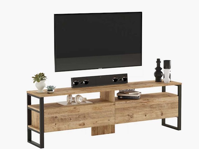 Skåne home - tv meubel - pine 180 cm - afbeelding 2 van  4
