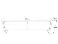 Skåne home - tv meubel - pine 180 cm - afbeelding 4 van  4