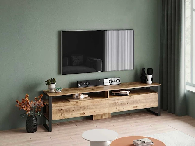 Skåne home - tv meubel - pine 180 cm - afbeelding 3 van  4