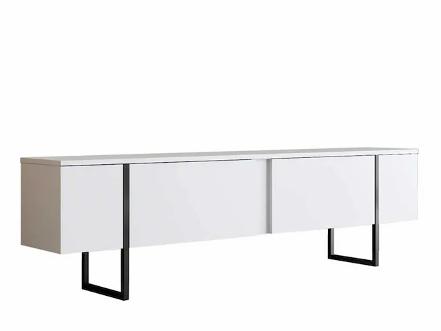 Skåne home - tv meubel - wit (led) - 180 cm - afbeelding 1 van  5