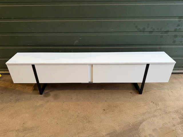 Skåne home - tv meubel - wit (led) - 200 cm - afbeelding 5 van  6