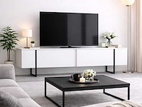 Skåne home - tv meubel - wit (led) 180 cm - afbeelding 2 van  5