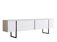 Skåne home - tv meubel - wit (led) 200 cm - afbeelding 1 van  6