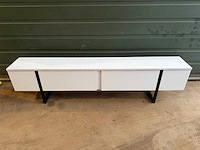 Skåne home - tv meubel - wit (led) 200 cm - afbeelding 5 van  6
