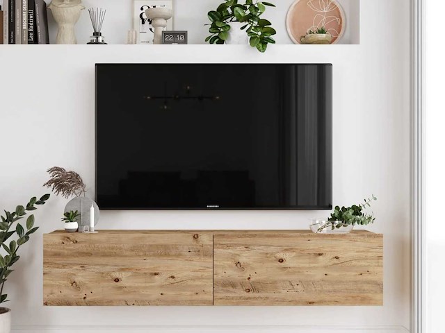 Skåne home - zwevend tv meubel - pine 100 cm - afbeelding 2 van  6