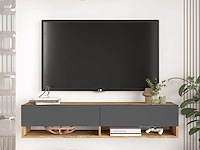 Skåne home - zwevend tv meubel - pine/anhracite 140 cm - afbeelding 2 van  5