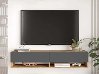 Skåne home - zwevend tv meubel - pine/anhracite 140 cm