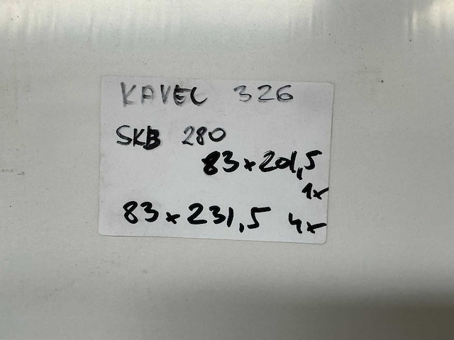 Skantrae - deur diverse afmetingen (5x) - afbeelding 5 van  5