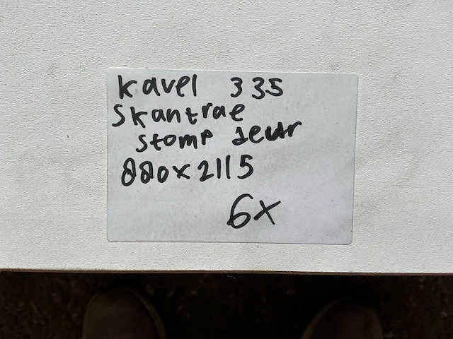 Skantrae - stompe deur 880x2115 mm (6x) - afbeelding 5 van  5
