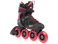 Skates unisex inline skates vo2 s 90 short cuff burgandy roze - afbeelding 1 van  5