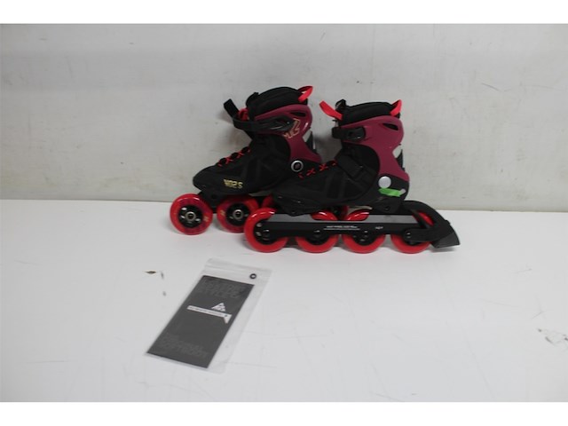 Skates unisex inline skates vo2 s 90 short cuff burgandy roze - afbeelding 4 van  5