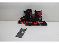 Skates unisex inline skates vo2 s 90 short cuff burgandy roze - afbeelding 4 van  5