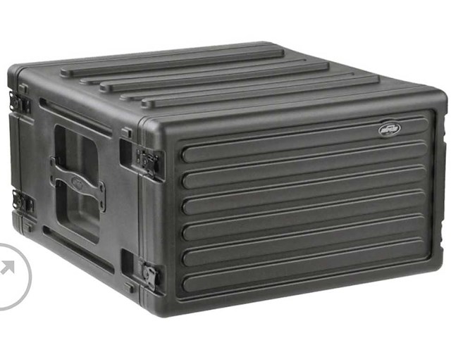 Skb 1skb-r6u roto rack rail case 6u - afbeelding 1 van  2