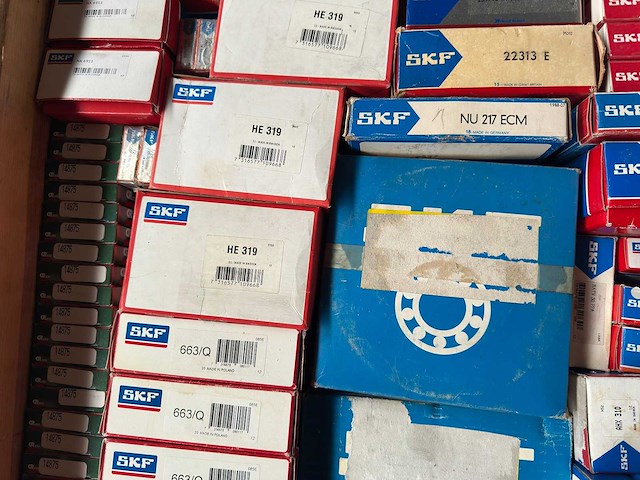 Skf - partij diverse lagers & afdichtingsmaterialen 166kg - afbeelding 11 van  12