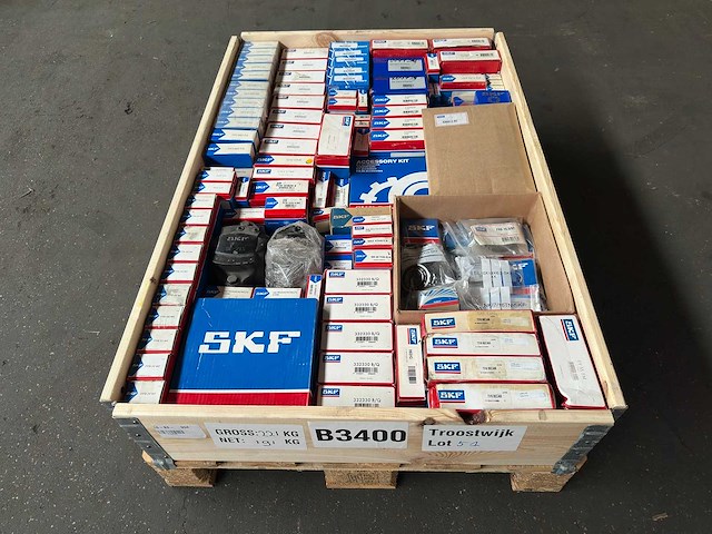 Skf - partij skf lagers & afdichtingsmaterialen 191kg - afbeelding 1 van  12