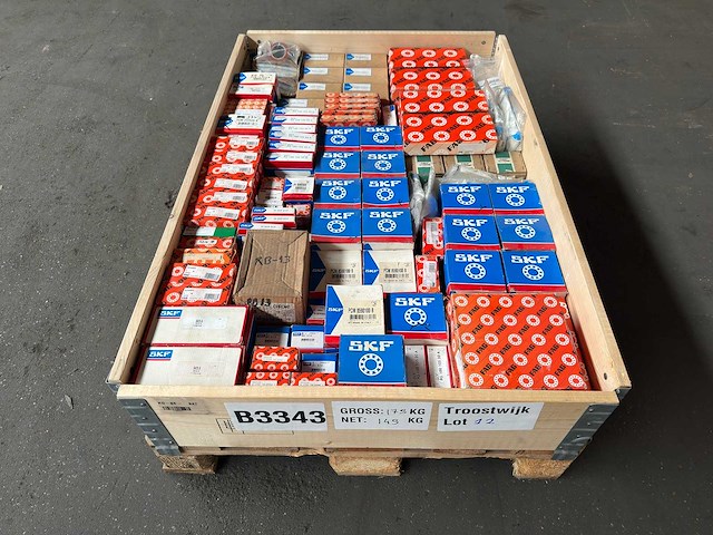 Skf fag - partij diverse industriële lagers 149kg - afbeelding 1 van  1