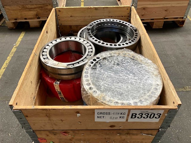Skf / fag - partij grote diverse industriële lagers 420kg - afbeelding 1 van  5