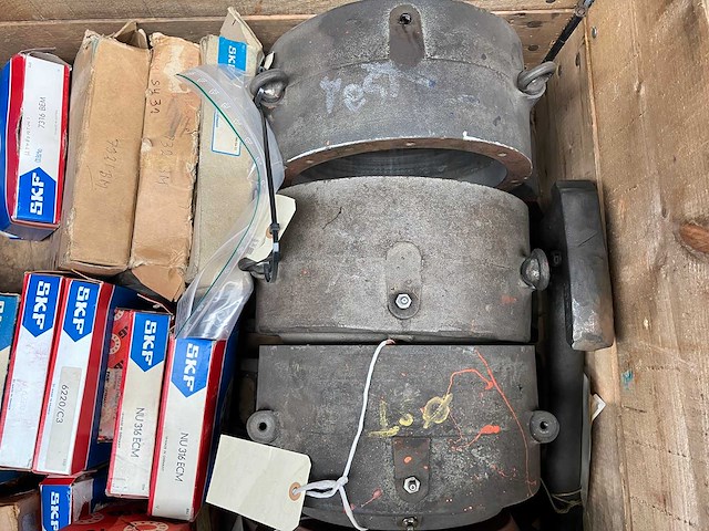 Skf, fag, cooper - partij zware lagers en behuizingen - 363kg - afbeelding 3 van  4