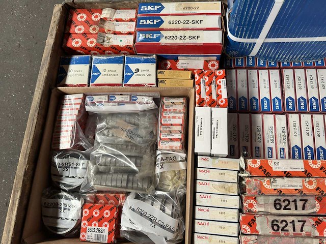 Skf, fag, fersa, nsk, nachi, mrc - partij kogellagers/lagers 252kg - afbeelding 2 van  12