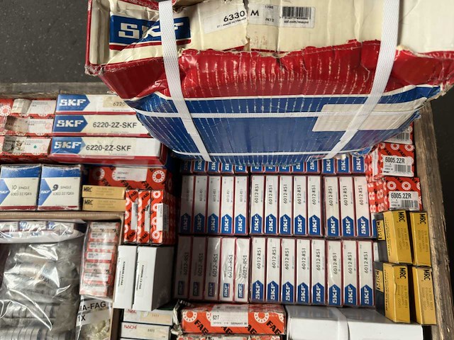 Skf, fag, fersa, nsk, nachi, mrc - partij kogellagers/lagers 252kg - afbeelding 3 van  12