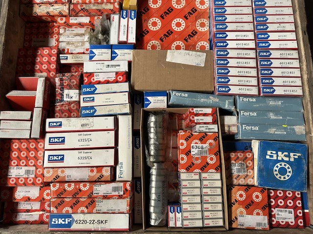 Skf, fag, fersa, nsk, nachi, mrc - partij kogellagers/lagers 252kg - afbeelding 5 van  12
