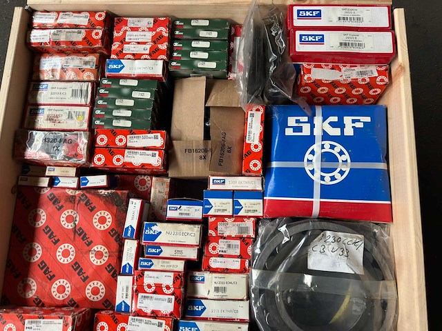 Skf, fag, ina - partij diverse lagers 226kg - afbeelding 3 van  9