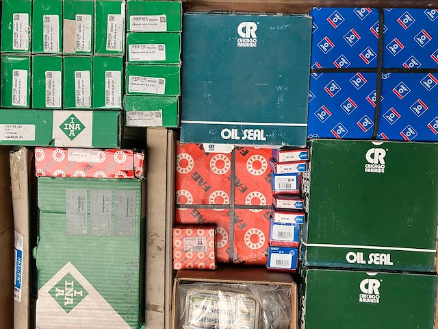 Skf / fag / ina / cr - partij diverse industriële lagers en oliekeerringen - afbeelding 6 van  11