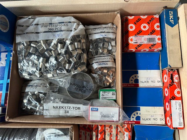 Skf, fag, ina, koyo, torrington, nsk, ntn, rhp - partij diverse lagers 208kg - afbeelding 2 van  2