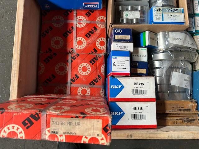 Skf, fag, ina, koyo, torrington, nsk, ntn, rhp - partij diverse lagers 208kg - afbeelding 8 van  12